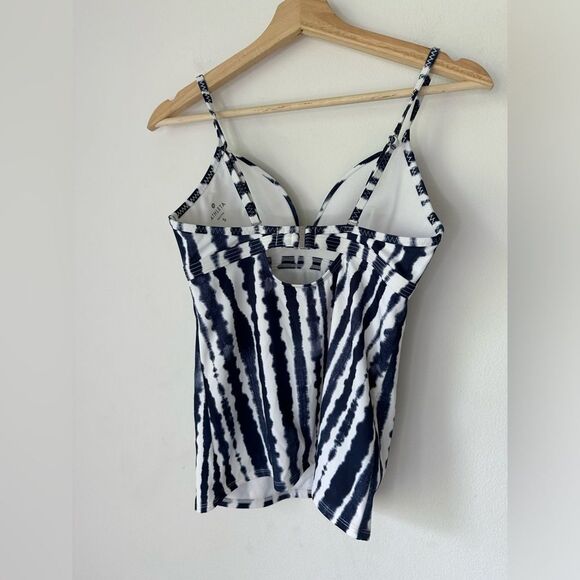 Athleta Wave Break Tankini Swim Top Style Size S - Picture 3 of 4